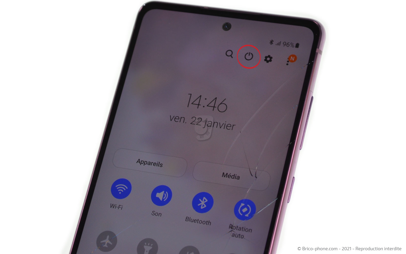 Changement de vitre arrière sur Galaxy S20 FE photo 2
