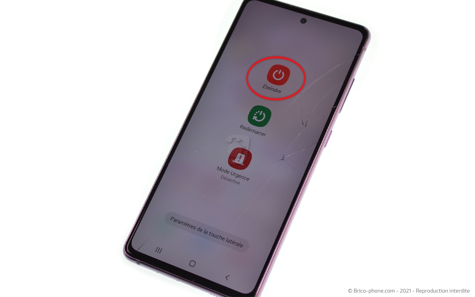 Changement de vitre arrière sur Galaxy S20 FE photo 3
