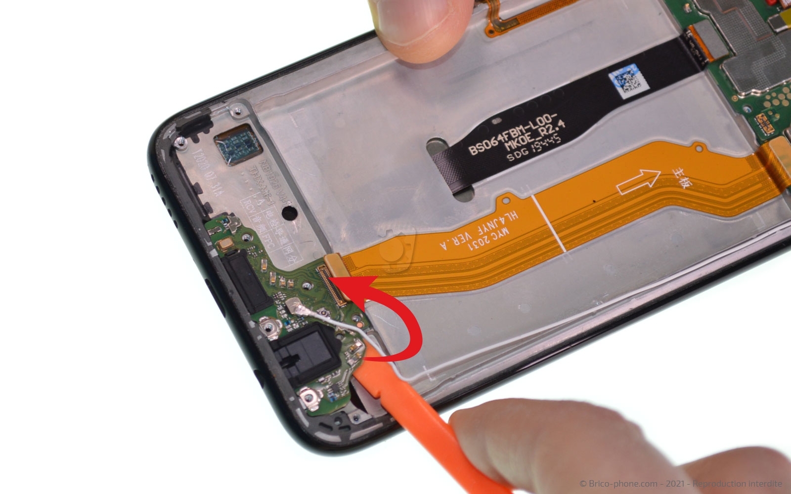 Démontage complet sur P40 Lite photo 2