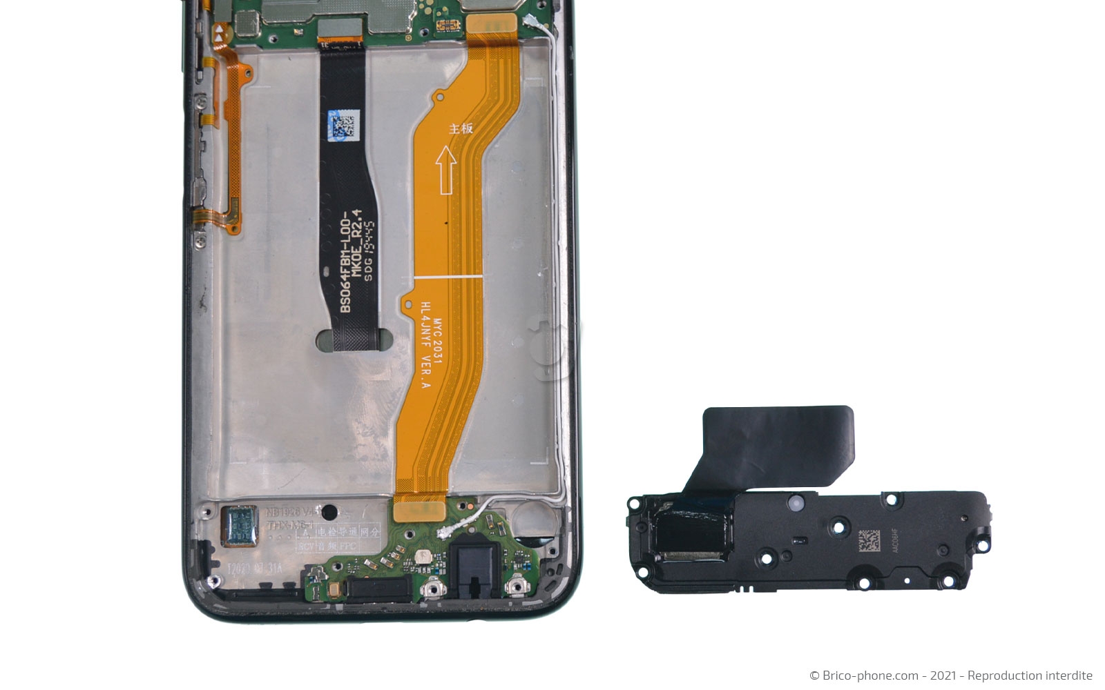 Démontage complet sur P40 Lite photo 3