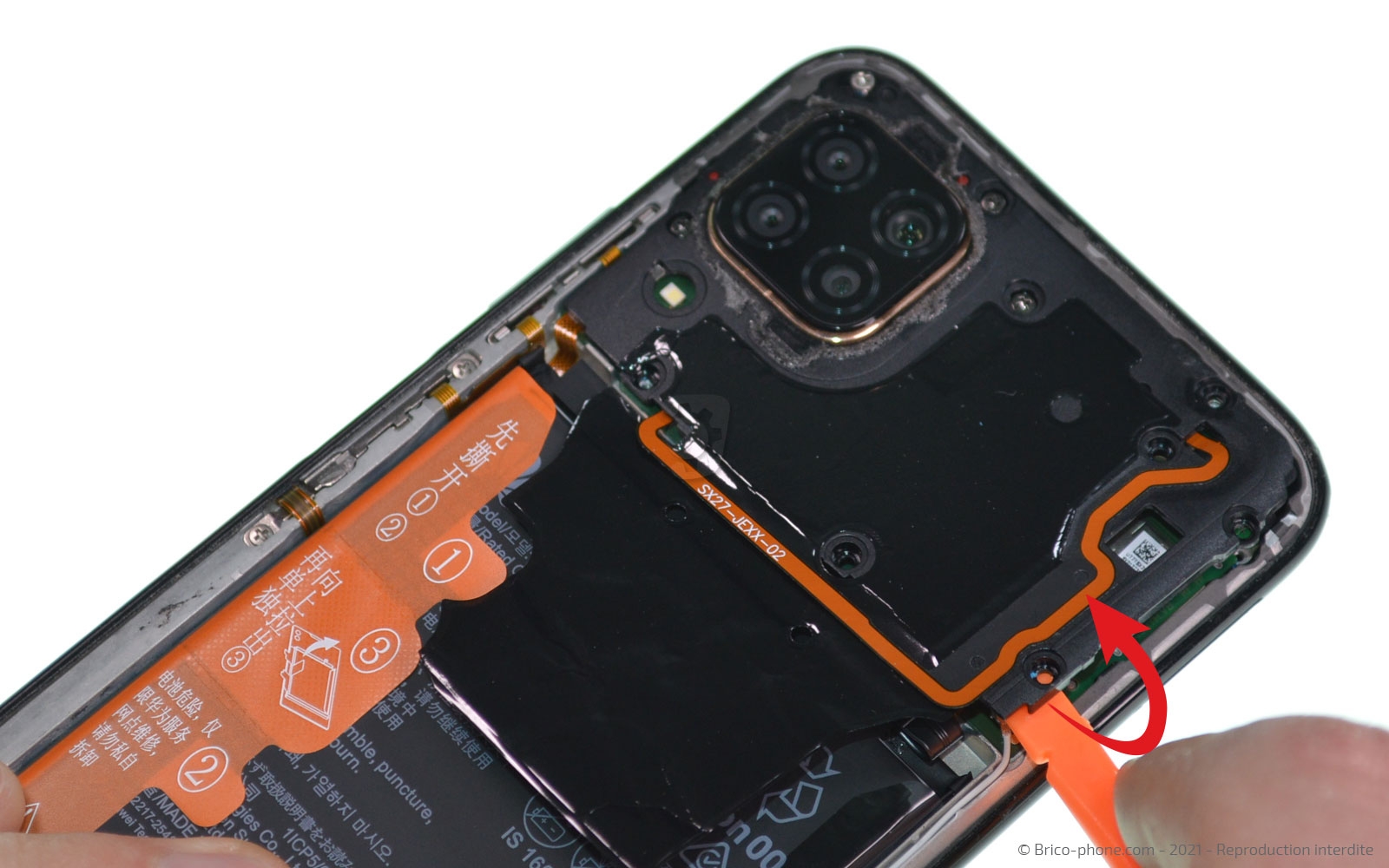 Démontage complet sur P40 Lite photo 2