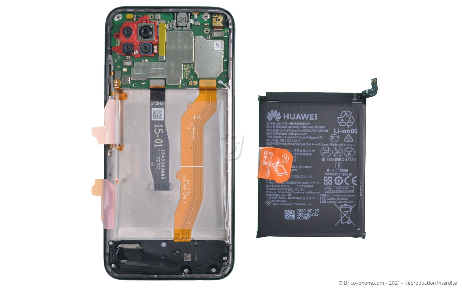 Changement de l'écran seul sur P40 Lite photo 4