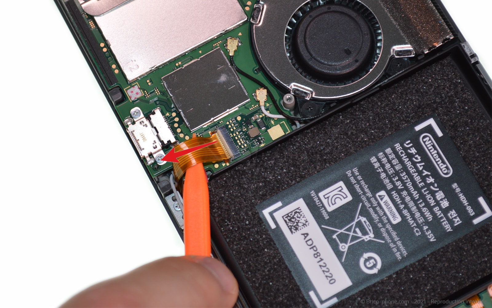 Démontage complet sur Switch Lite photo 2