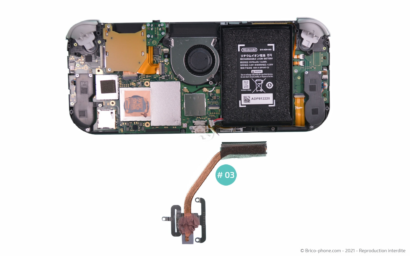 Démontage complet sur Switch Lite photo 4