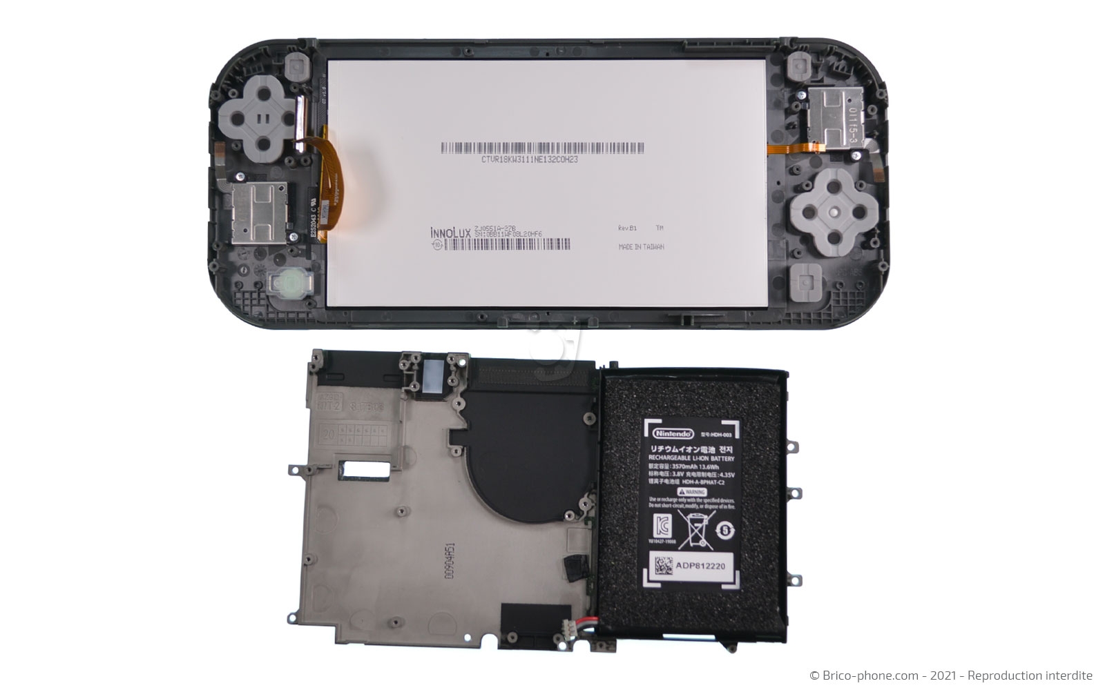 Changement de la vitre tactile ou du LCD  sur Switch Lite photo 3