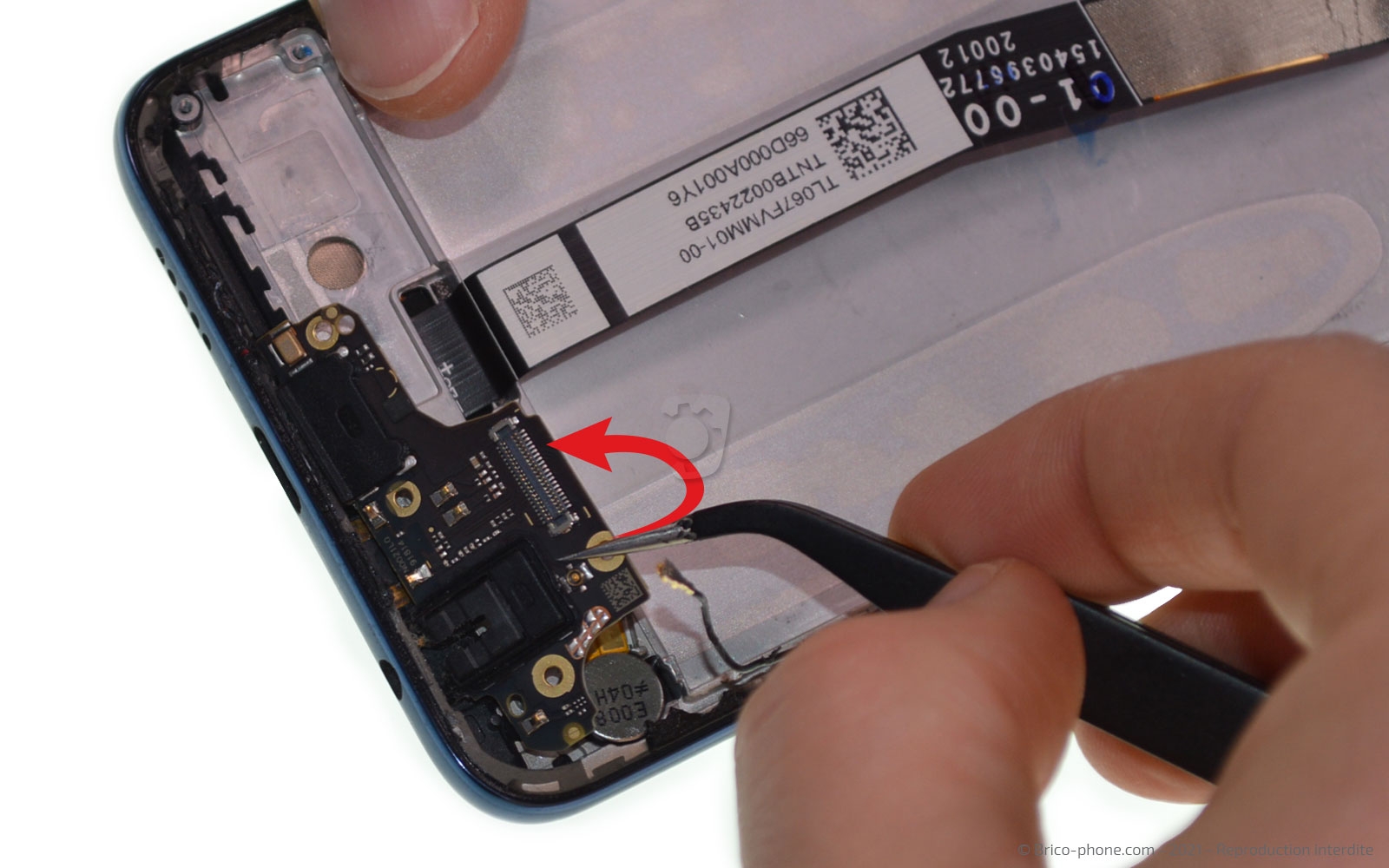 Changement du bloc écran  sur Redmi Note 9 Pro photo 3