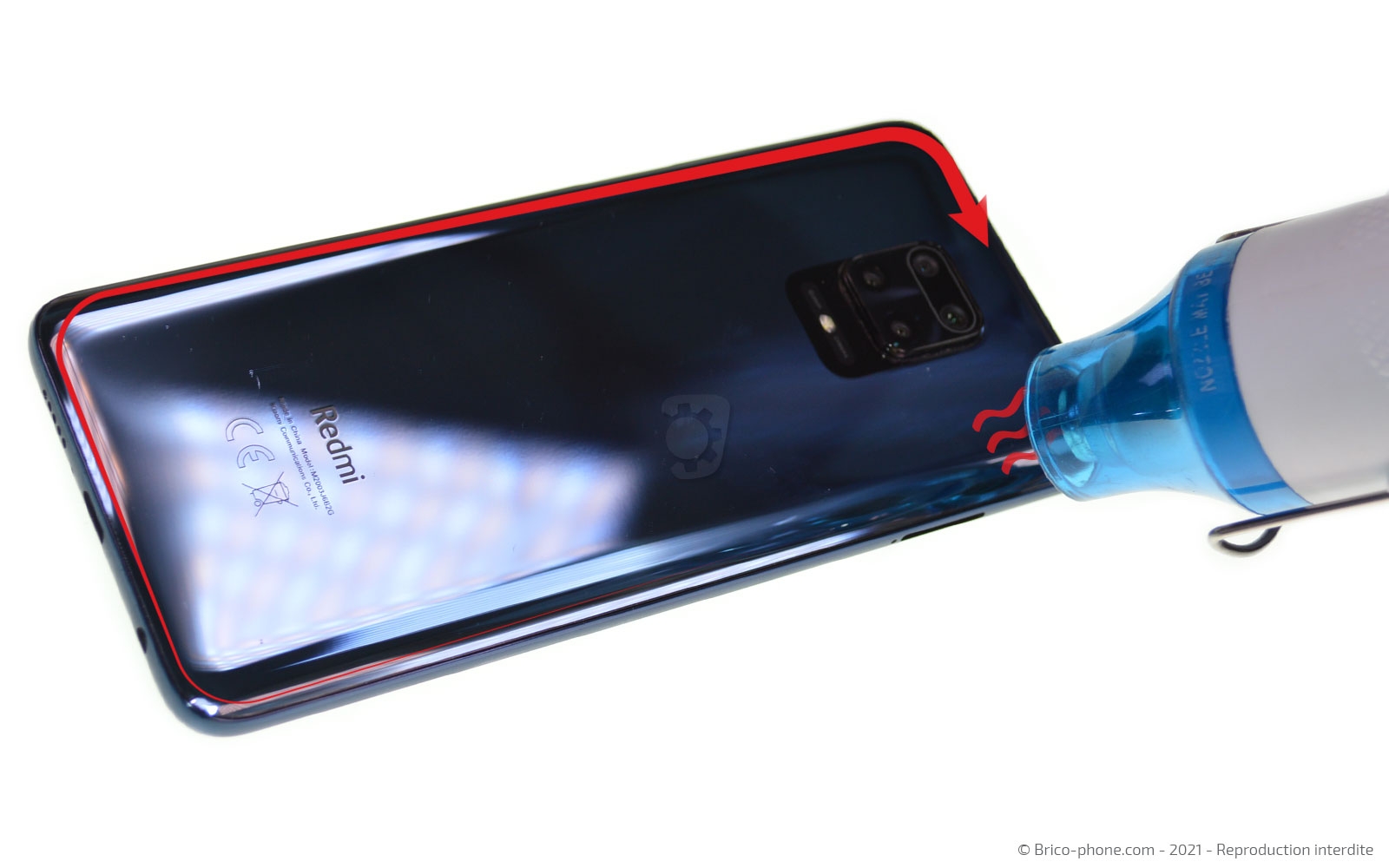 Changement du bloc écran  sur Redmi Note 9 Pro photo 2