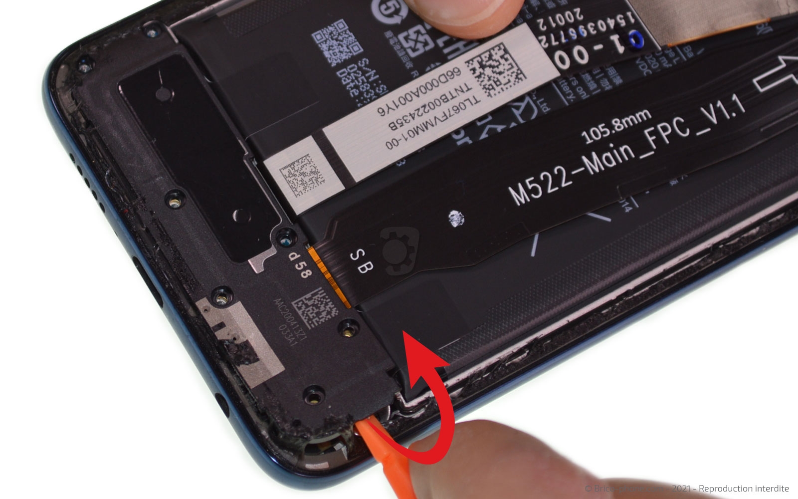 Changement du bloc écran  sur Redmi Note 9 Pro photo 2