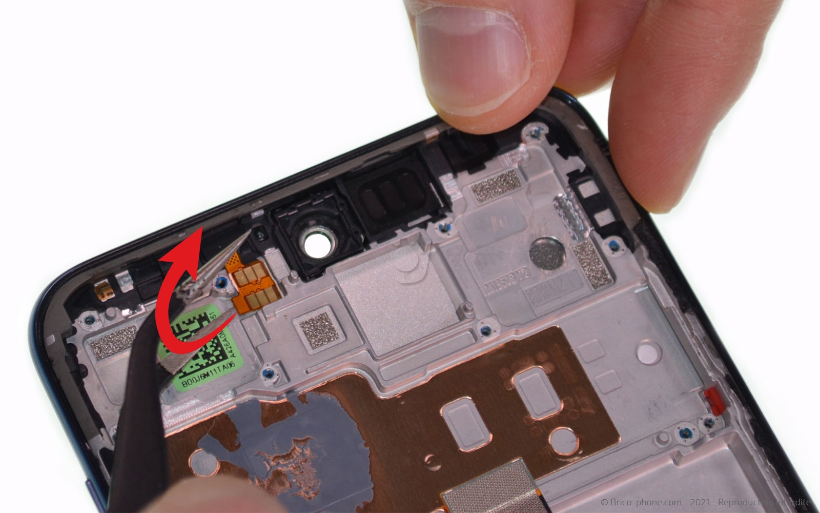 Changement du bloc écran  sur Redmi Note 9 Pro photo 3