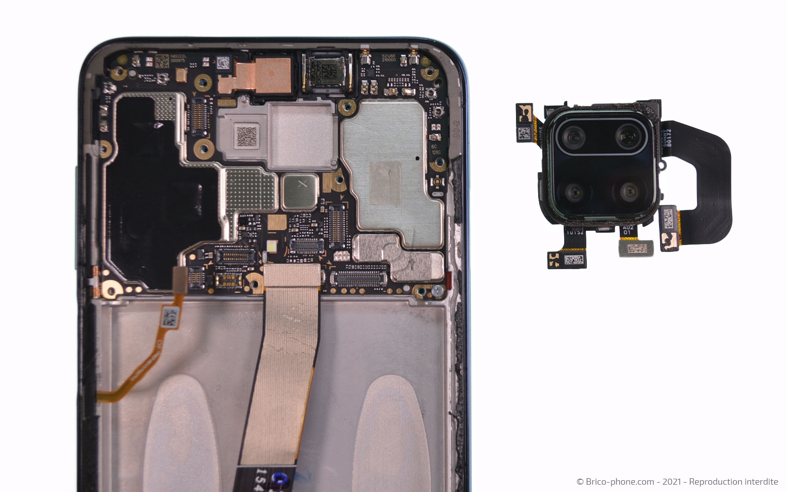 Changement du bloc écran  sur Redmi Note 9 Pro photo 3