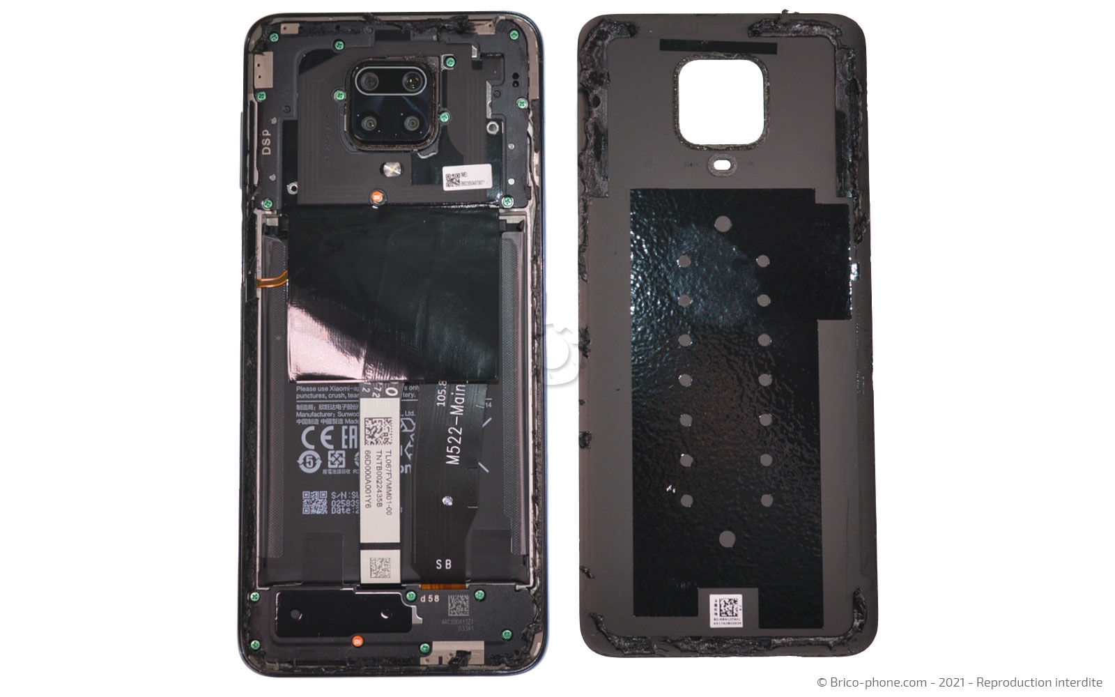 Changement de batterie sur Redmi Note 9 Pro photo 3