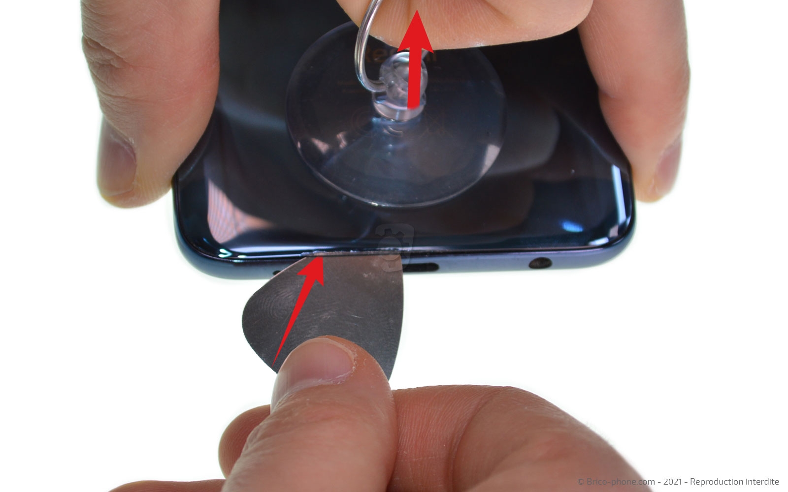 Changement du connecteur de charge sur Redmi Note 9 Pro photo 3