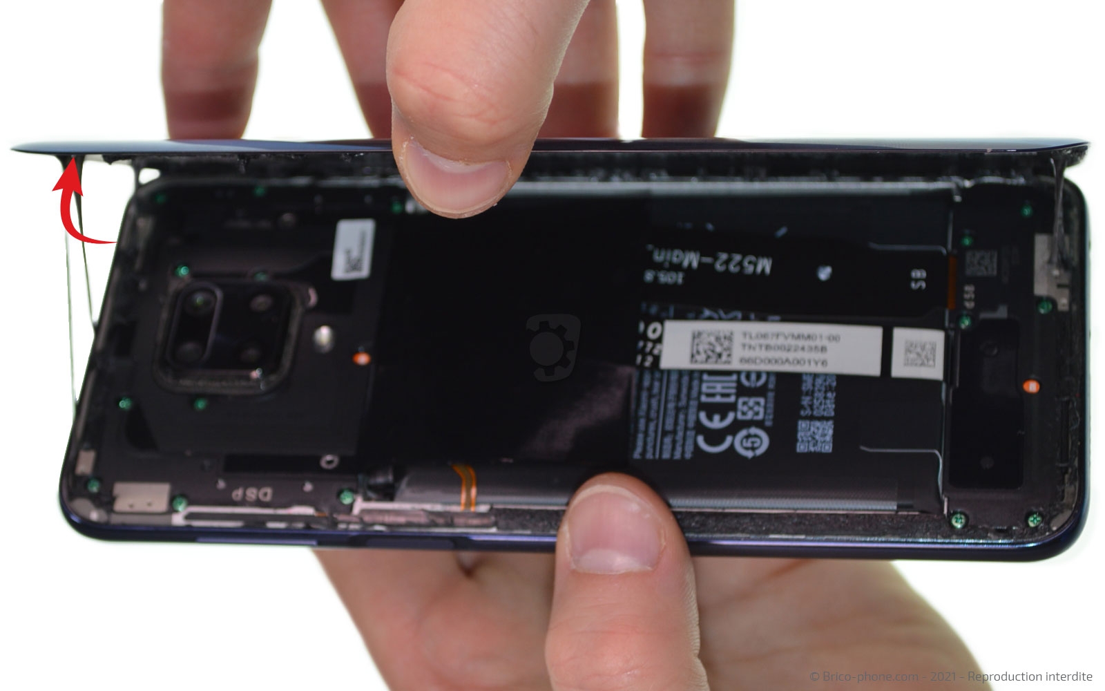 Changement du connecteur de charge sur Redmi Note 9 Pro photo 2