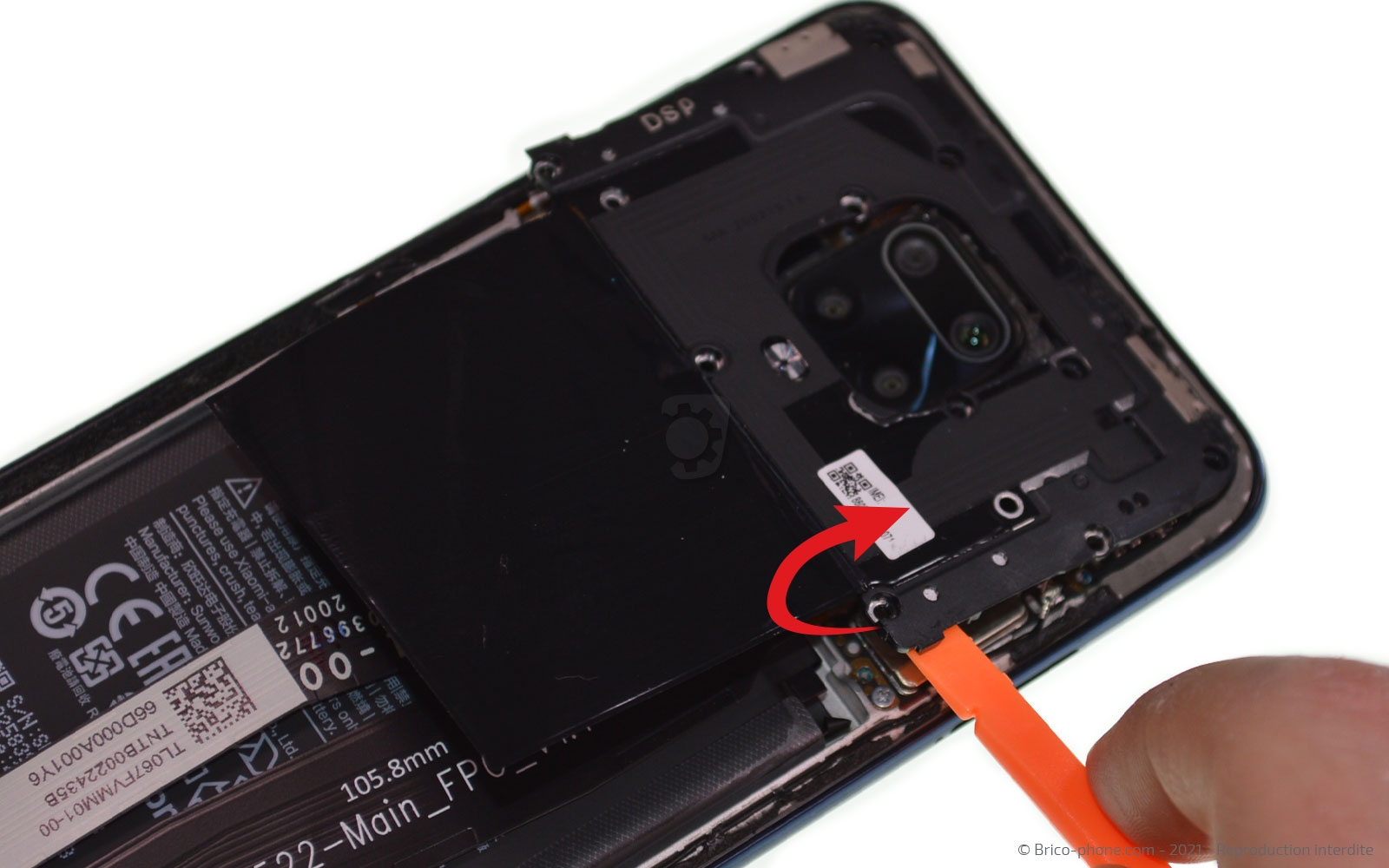 Changement du connecteur de charge sur Redmi Note 9 Pro photo 2