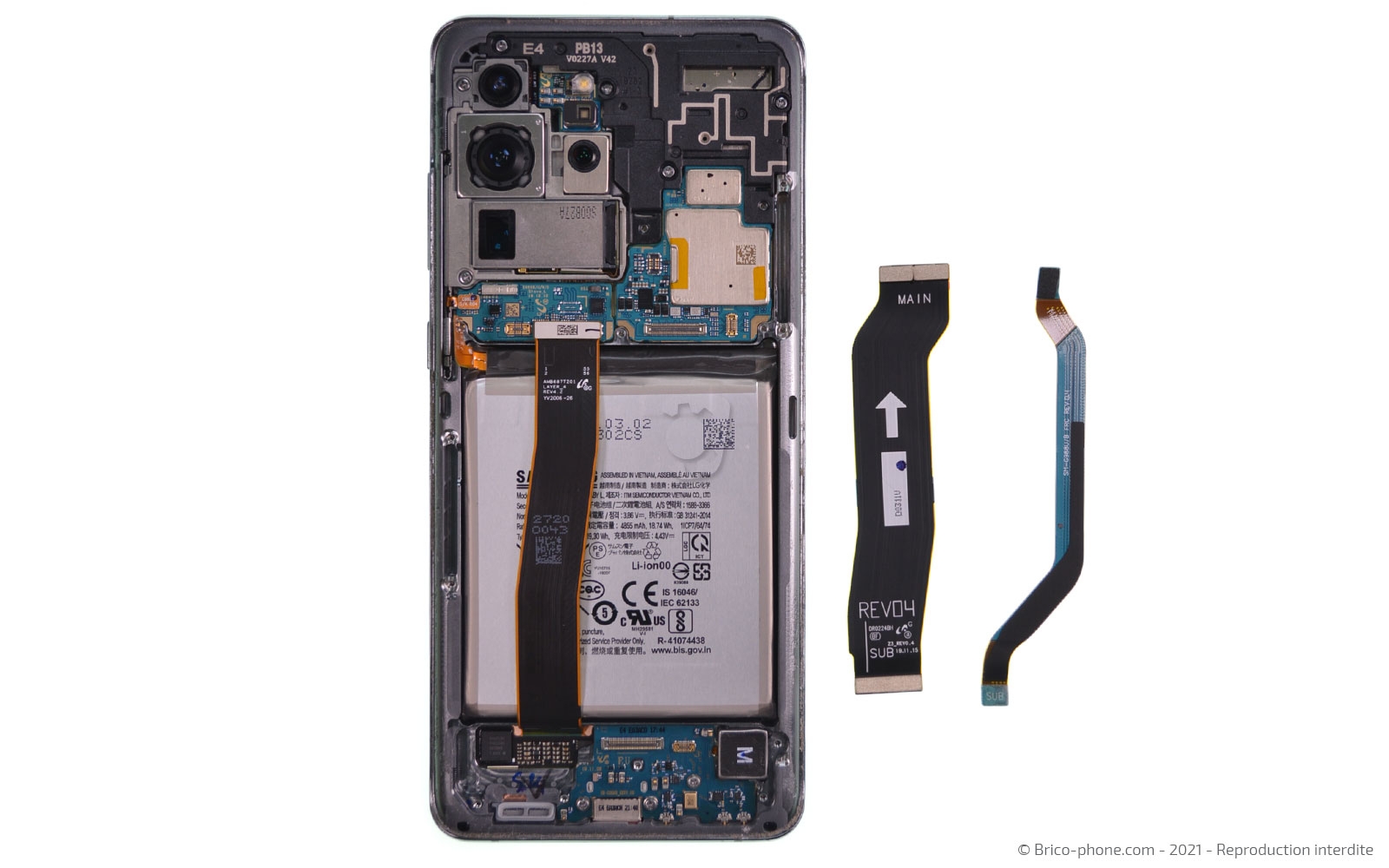Démontage complet sur Galaxy S20 Ultra photo 3