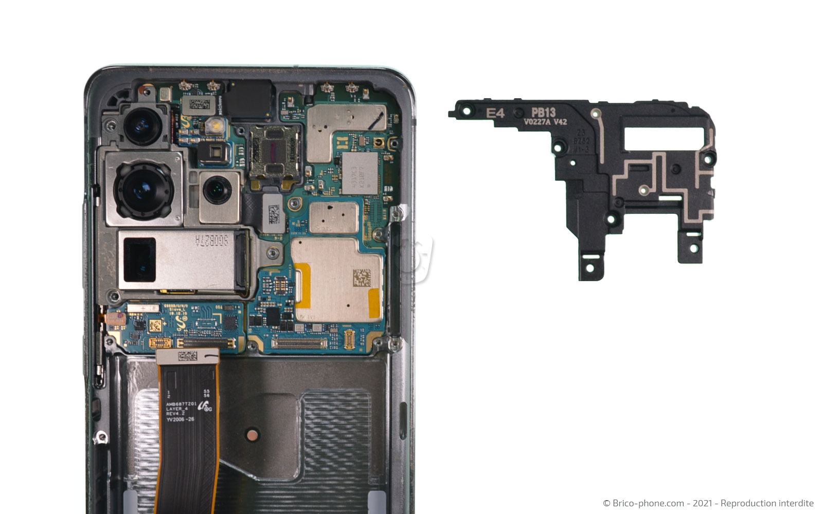Démontage complet sur Galaxy S20 Ultra photo 3