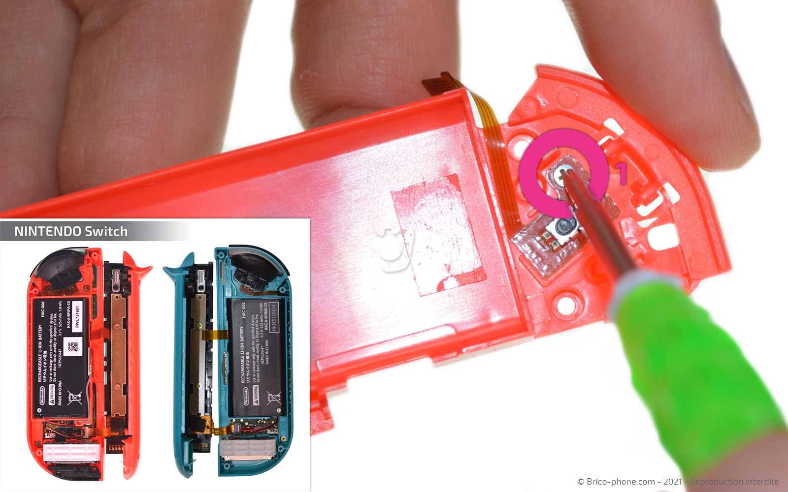 Démontage complet sur Switch photo 3