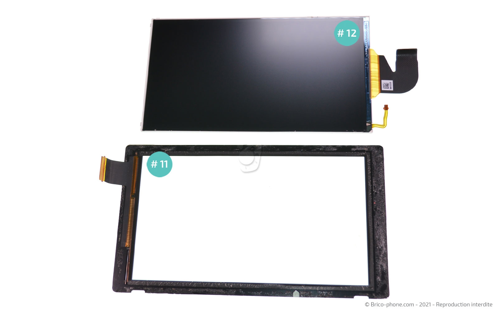Changement de la vitre tactile ou du LCD  sur Switch photo 4