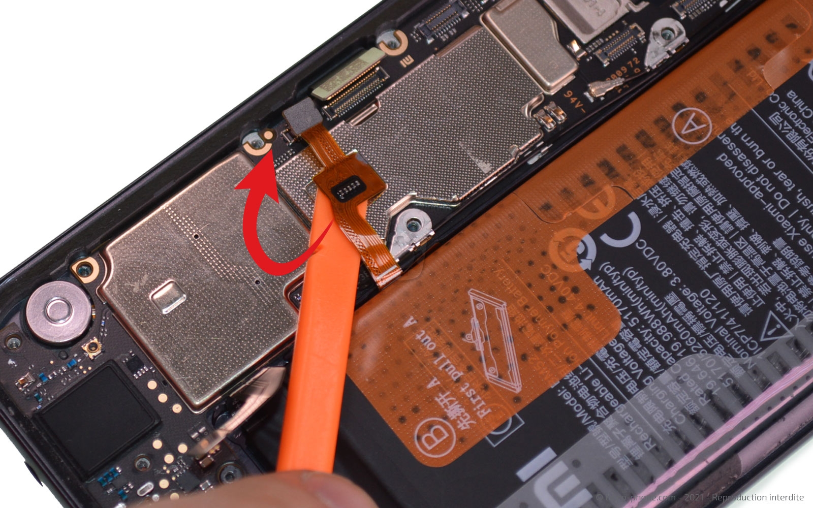 Changement du bloc écran sur Mi Note 10 photo 4