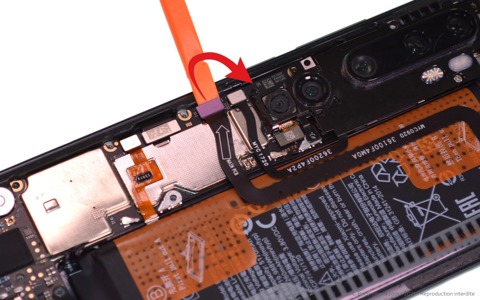 Changement du bloc écran sur Mi Note 10 photo 3