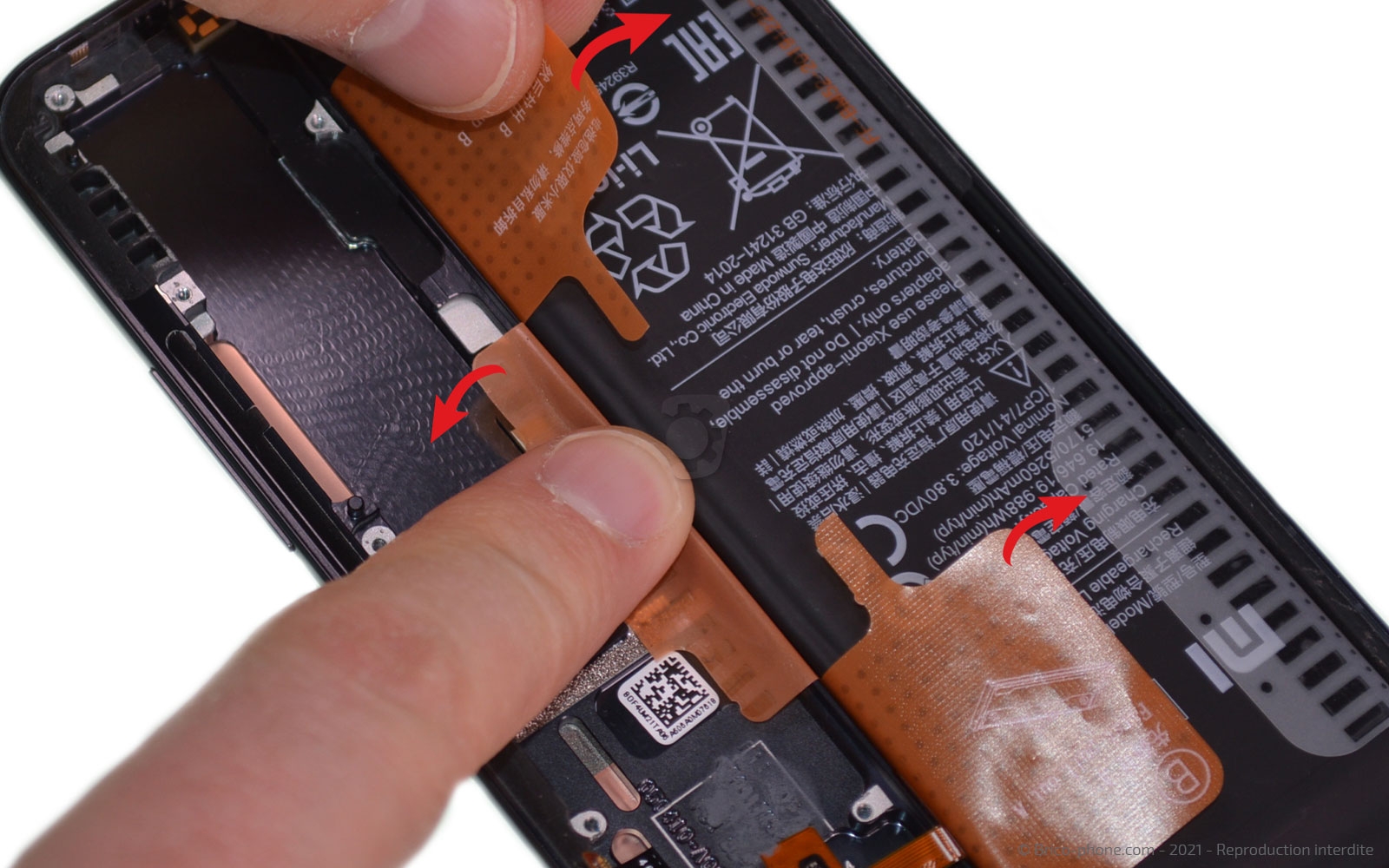 Changement du bloc écran sur Mi Note 10 photo 2