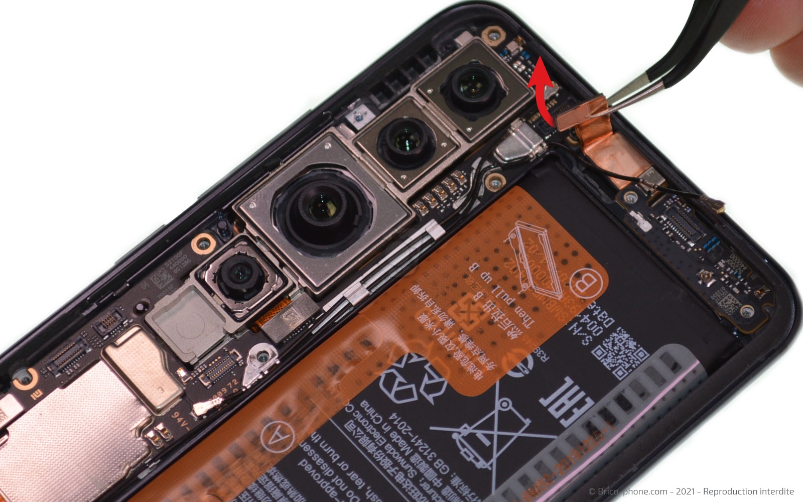 Changement du bloc écran sur Mi Note 10 photo 3