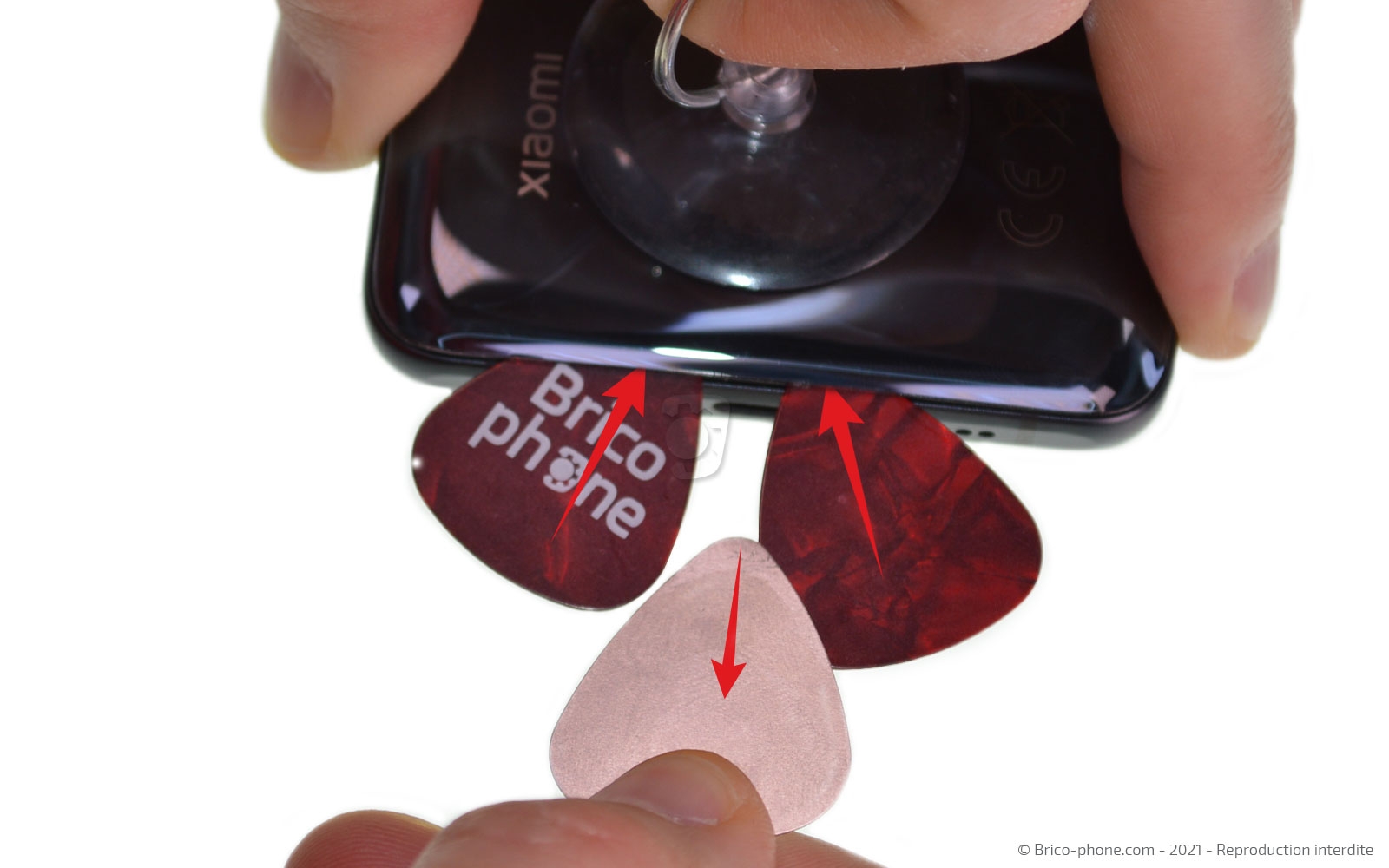 Changement de la vitre arrière sur Mi Note 10 photo 2