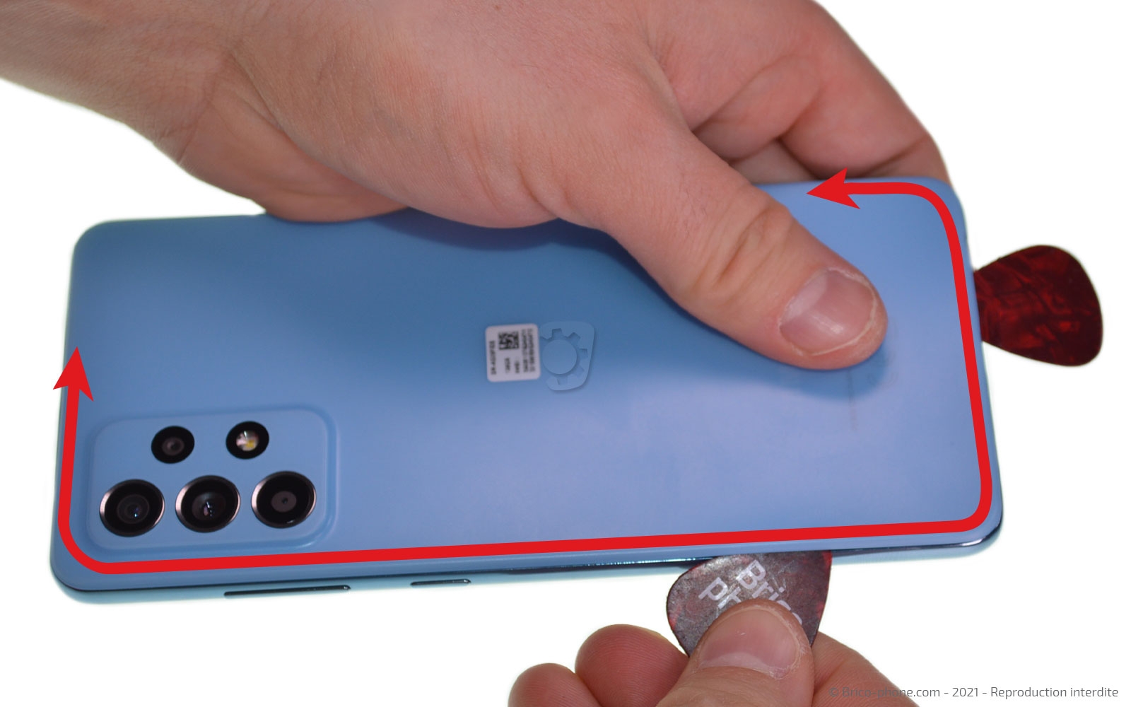 Démontage complet sur Galaxy A52 photo 3