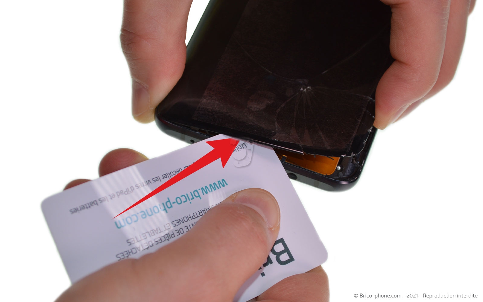 changement de l'écran (vitre et LCD) sur Mi Note 10 photo 3