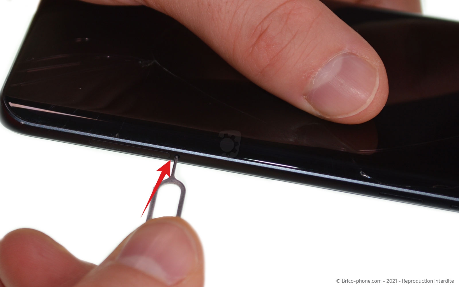 changement de l'écran (vitre et LCD) sur Mi Note 10 photo 1