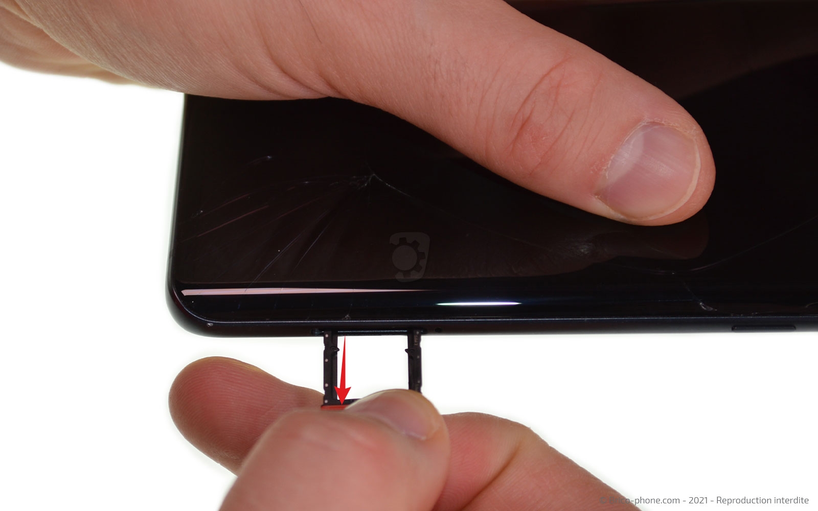 changement de l'écran (vitre et LCD) sur Mi Note 10 photo 2