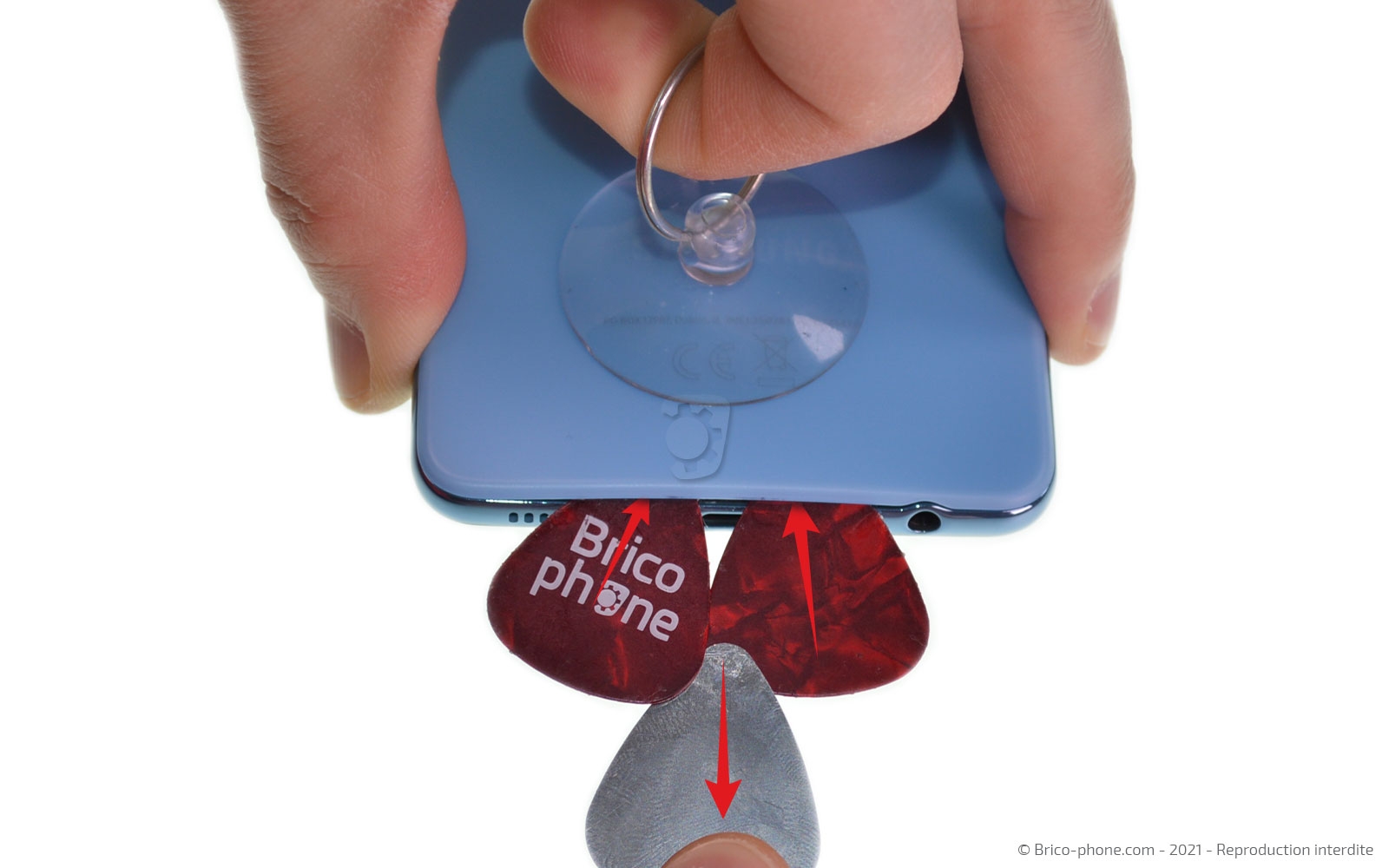 Changement de connecteur de charge sur Galaxy A52 photo 2