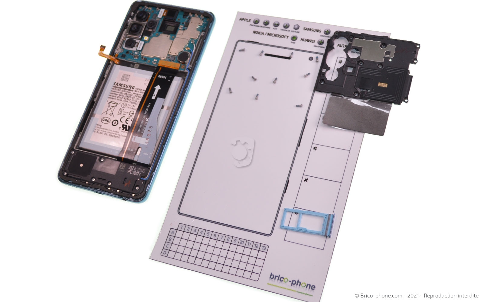 Changement de connecteur de charge sur Galaxy A52 photo 2