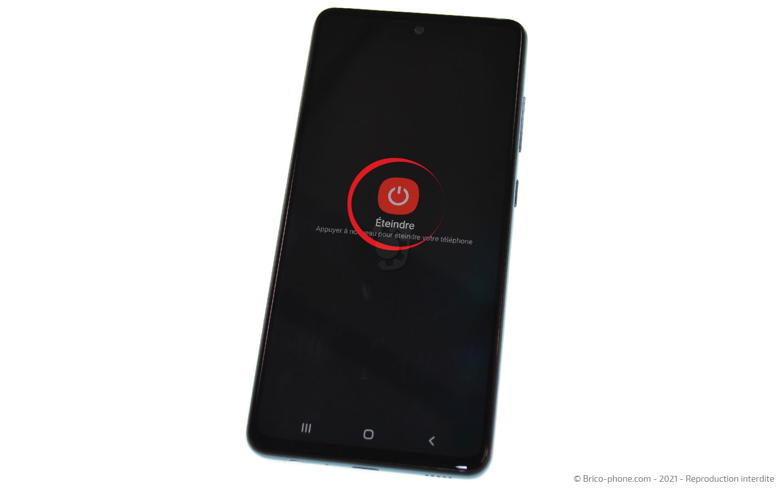 Changement du bloc écran sur Galaxy A52 photo 4