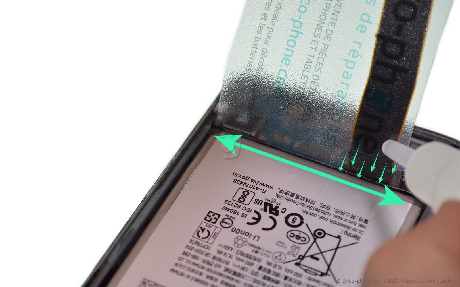 Utiliser le liquide iRemover photo 2