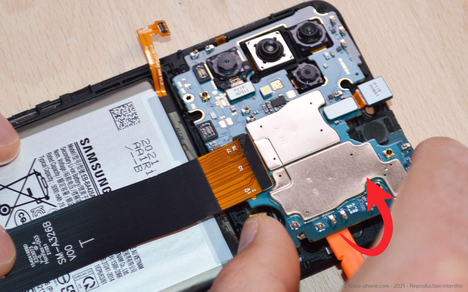 Démontage complet sur Galaxy A32 5G photo 2