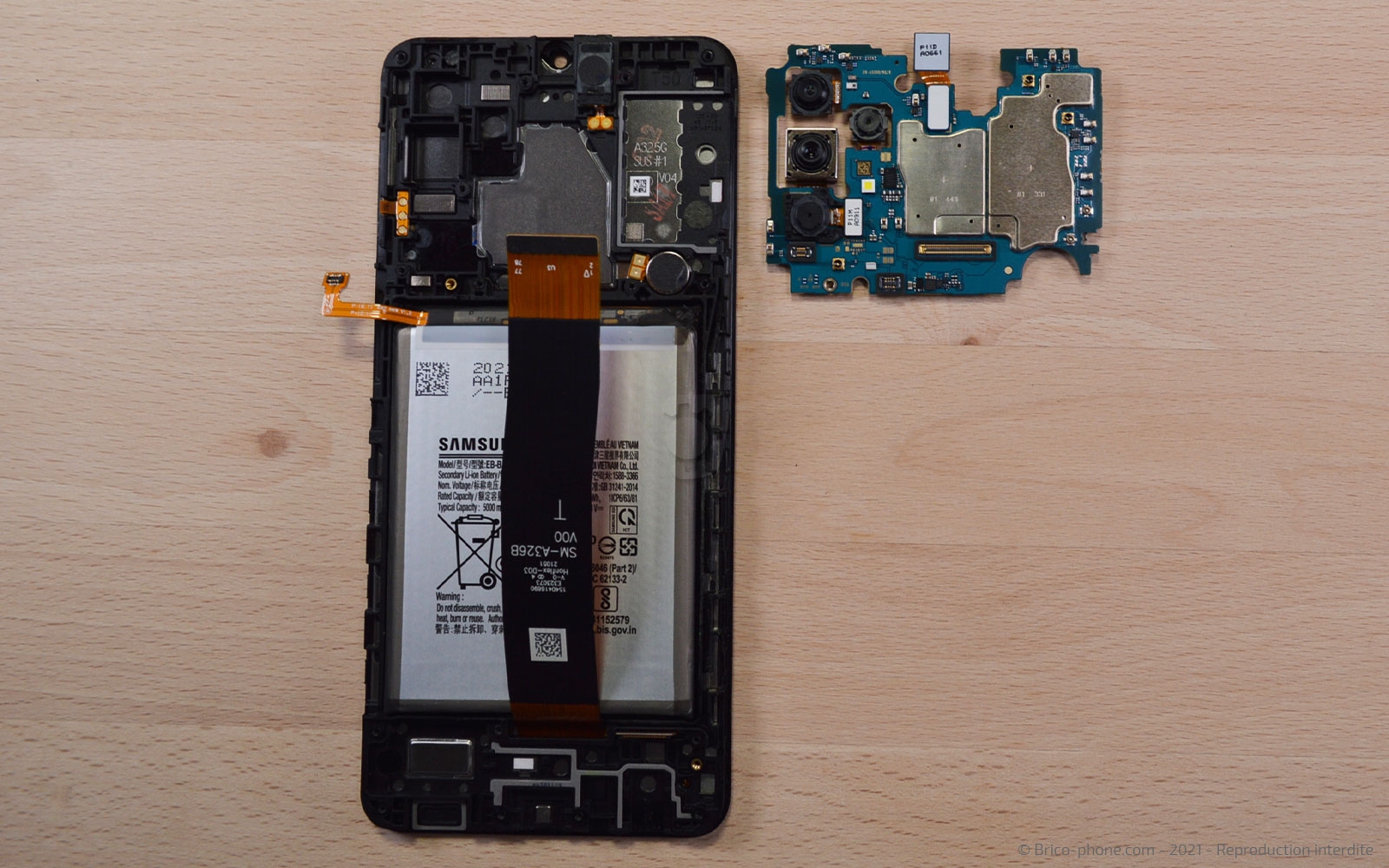 Démontage complet sur Galaxy A32 5G photo 3
