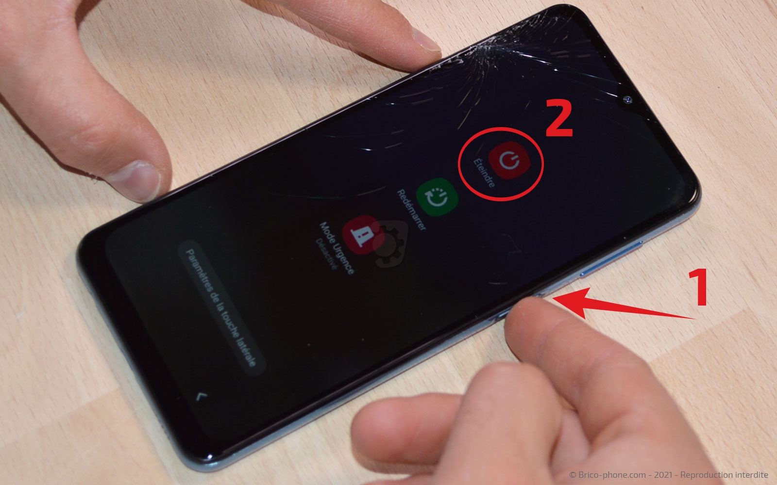 Changement du bloc écran sur Galaxy A32 5G photo 3