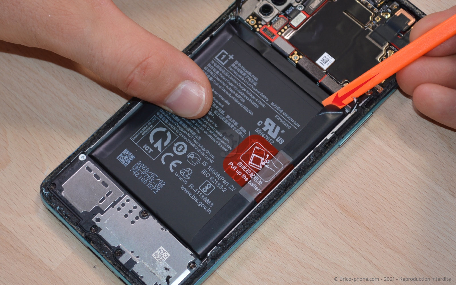 Démontage complet sur OnePlus Nord photo 1