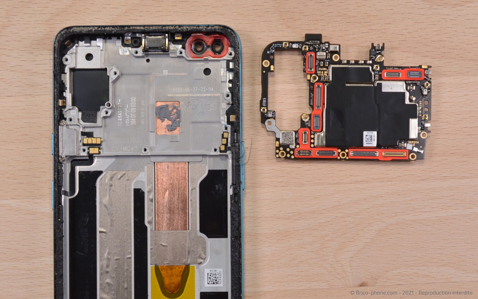 Changement du bloc écran sur OnePlus Nord photo 3