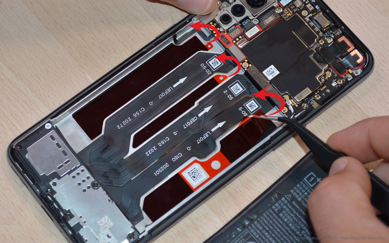 Changement du bloc écran sur OnePlus Nord photo 1